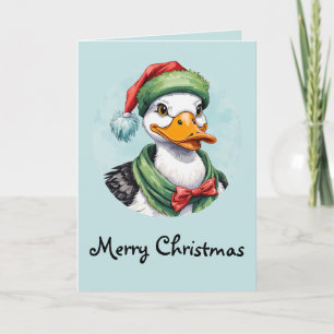 Funny Animal Christmas Favorites - Ente 2 Karte
