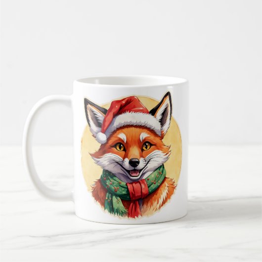Funny Animal Christmas Favorites - Fox 1 Kaffeetasse (Links)