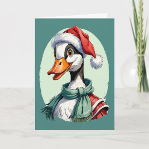 Funny Animal Christmas Favorites - Gänse 3 Karte
