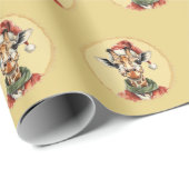 Funny Animal Christmas Favorites - Giraffe 1 Geschenkpapier (Rolleneckpunkt)