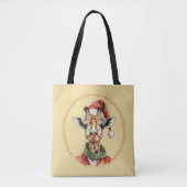 Funny Animal Christmas Favorites - Giraffe 1 Tasche (Vorderseite)