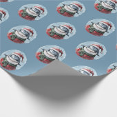 Funny Animal Christmas Favorites - Hai 1 Geschenkpapier (Ecke)