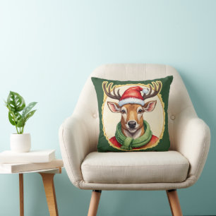 Funny Animal Christmas Favorites - Hirsch 2 Kissen