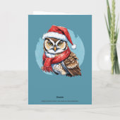 Funny Animal Christmas Favorites - Schaf 1 Karte (Rückseite)