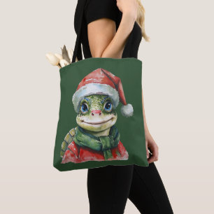 Funny Animal Christmas Favorites - Schildkröte 2 Tasche