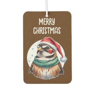 Funny Animal Christmas Favorites - Sparrow 1 Autolufterfrischer
