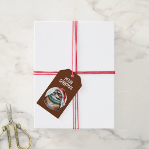 Funny Animal Christmas Favorites - Sparrow 1 Geschenkanhänger