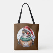 Funny Animal Christmas Favorites - Sparrow 1 Tasche (Rückseite)