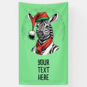 Funny Animal Christmas Favorites - Zebra 1 Banner