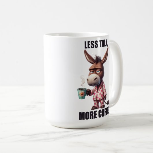 Funny Animal/Coffee/Donkey Kaffeetasse (VorderseiteRechts)