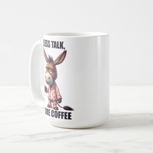 Funny Animal/Coffee/Donkey Kaffeetasse (Vorderseite Links)