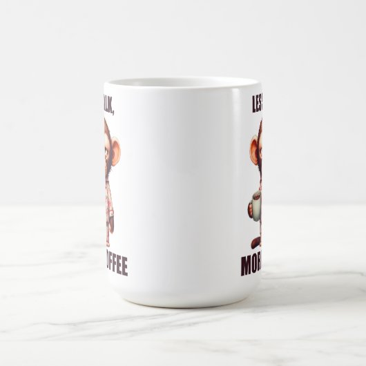 Funny Animal/Coffee/Monkey Kaffeetasse (Mittel)