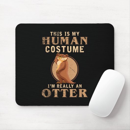 Funny Animal Costume Zoo Keeper Mousepad (Mit Mouse)