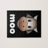 Funny Animal Cow Idea| Kuh Moo Lover Puzzle (Horizontal)