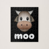 Funny Animal Cow Idea| Kuh Moo Lover Puzzle (Vertikal)