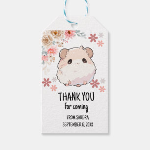 Funny Animal Danke, Baby, Geschenkanhänger