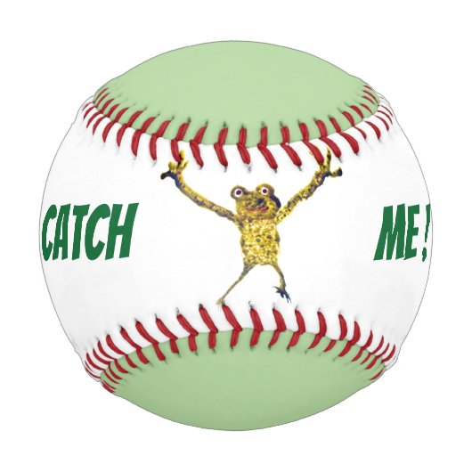 Funny Animal Frog Baseball (Rückseite)