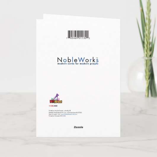 Funny Animal Frohe Weihnachten - Piss auf Couch (Rückseite)