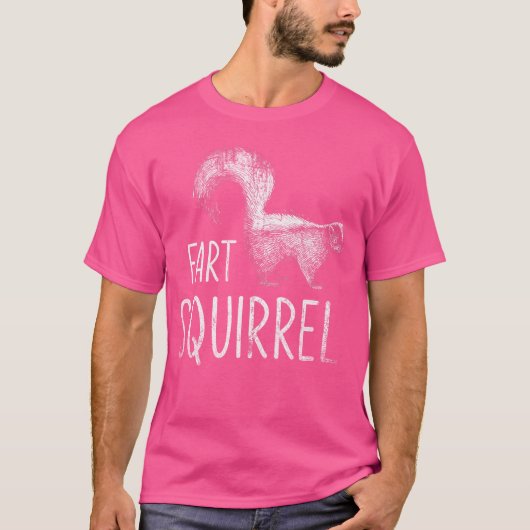 Funny Animal Furz Squirrel Skunk T-Shirt (Vorderseite)