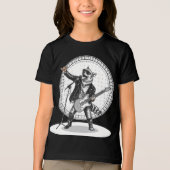 Funny Animal Gift | Cool Dog Rock Star Tri-Blend Shirt (Vorderseite)