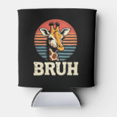 Funny Animal Giraffe Meme Face Festive Xmas T-Shir Dosenkühler (Vorderseite)