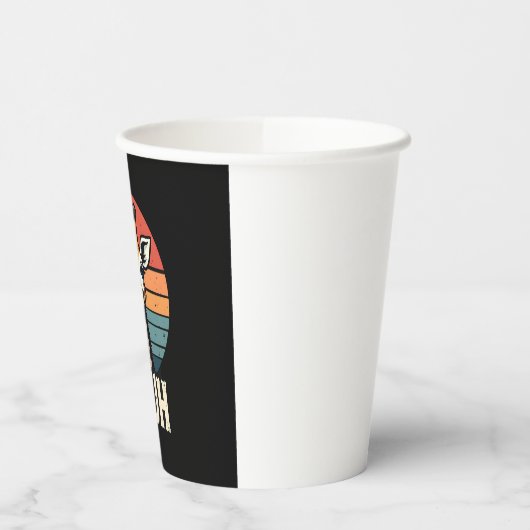 Funny Animal Giraffe Meme Face Festive Xmas T-Shir Pappbecher (Links)