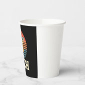 Funny Animal Giraffe Meme Face Festive Xmas T-Shir Pappbecher (Links)