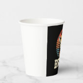 Funny Animal Giraffe Meme Face Festive Xmas T-Shir Pappbecher (Rechts)