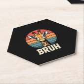 Funny Animal Giraffe Meme Face Festive Xmas T-Shir Untersetzer (angewinkelt)