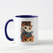 Funny Animal Illustration Gift Tasse (Links)