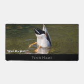 Funny Animal lustige Ente Tauchen Schwimmen Schreibtischunterlage (Vorderseite)