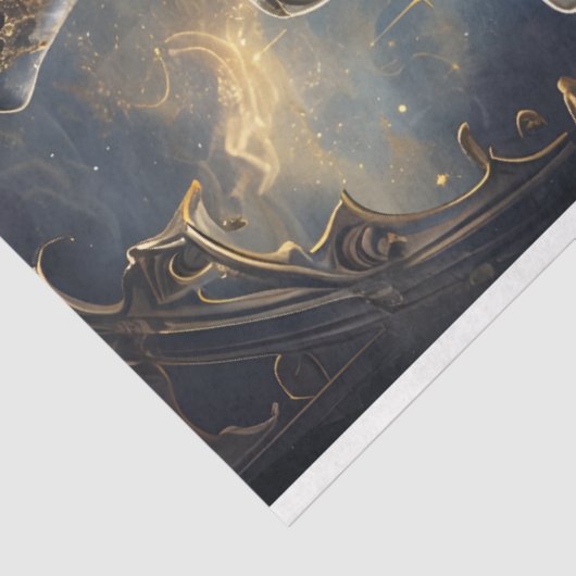 Funny Animal mit Hat Decoupage Papier. Seidenpapier (Ausschnitt)