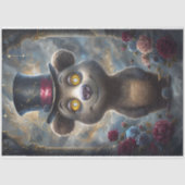 Funny Animal mit Hat Decoupage Papier. Seidenpapier (Vorderseite)