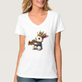 Funny Animal Music T-Shirt (Vorderseite)