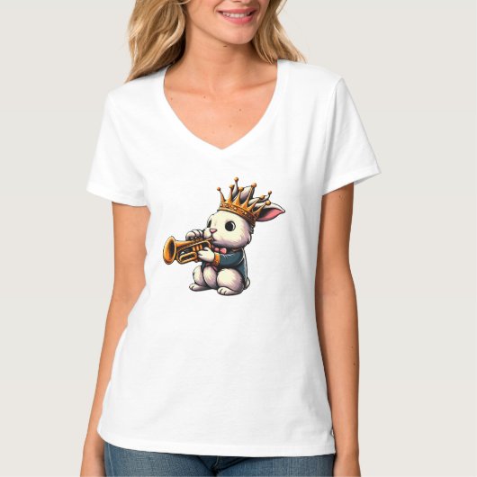 Funny Animal Music T-Shirt (Vorderseite)