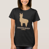 Funny Animal Name Giraffe Sheep Llama T-Shirt (Vorderseite)