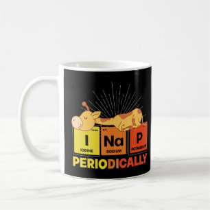 Funny Animal Nickerchen Periodic Table Pajama Nied Kaffeetasse