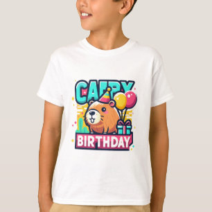 Funny Animal Pub Capybara Geburtstagsfeier T-Shirt
