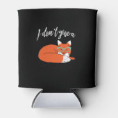 Funny Animal Pun und Spaß, die ich nicht füttere Dosenkühler (Vorderseite)