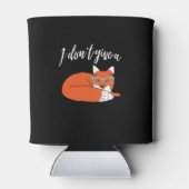 Funny Animal Pun und Spaß, die ich nicht füttere Dosenkühler (Rückseite)