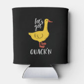 Funny Animal Pun und Spaß lassen Sie uns quacken Dosenkühler (Rückseite)