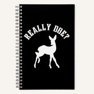 Funny Animal Pun wirklich Doe Notizblock