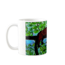 Funny Animal Red Lemur entspannend