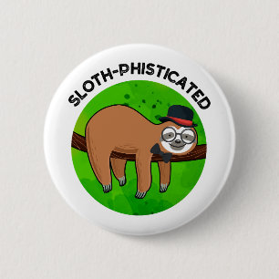 Funny Animal Slot Pun Button