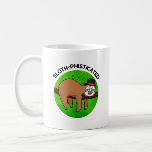 Funny Animal Slot Pun Kaffeetasse (Links)