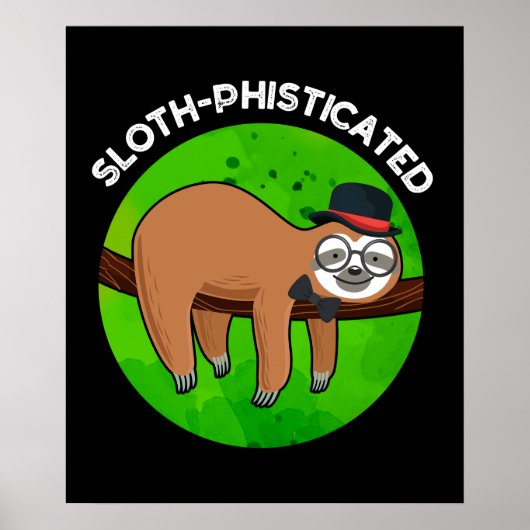 Funny Animal Slot Pun Poster (Vorne)