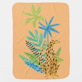 Funny Animals Baby Blanket Babydecke
