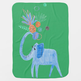 Funny Animals Baby Blanket Babydecke