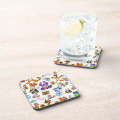 Funny Animals Getränkeuntersetzer (Rechte Seite)