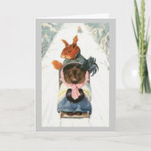 Funny Animals Go Rodelbahn - Weihnachten (Vorderseite)